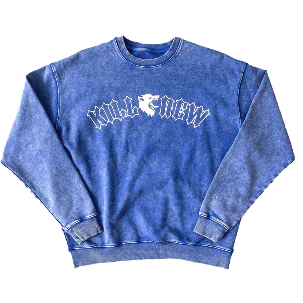 Kill Crew Oversized Heavyweight Crewneck Sweatshirt